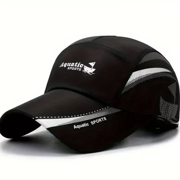 قبعة "الرياضات المائية" (Aquatic Sports Performance Cap) – تصميم رياضي بتقنية التهوية – لون أسود (متجر تَسَوق)