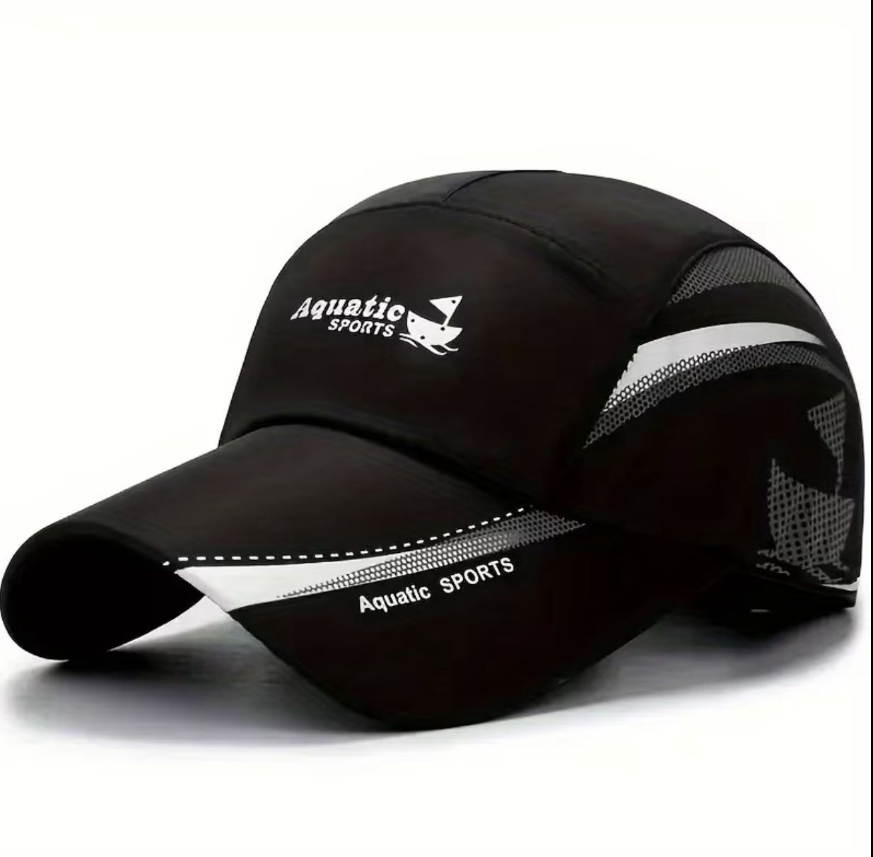 قبعة "الرياضات المائية" (Aquatic Sports Performance Cap) – تصميم رياضي بتقنية التهوية – لون أسود (متجر تَسَوق) قبعة "الرياضات المائية" (Aquatic Sports Performance Cap) – تصميم رياضي بتقنية التهوية – لون أسود (متجر تَسَوق)