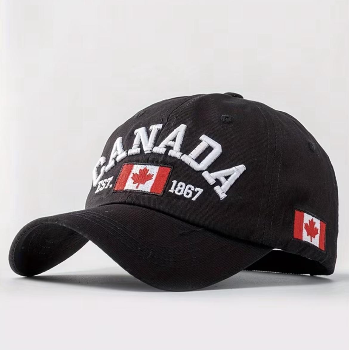قبعة "كندا 1867" (Canada 1867 Cap) – تصميم مطرز فاخر – لون أسود كلاسيكي (متجر تَسَوق) قبعة "كندا 1867" (Canada 1867 Cap) – تصميم مطرز فاخر – لون أسود كلاسيكي (متجر تَسَوق)