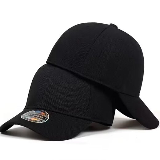قبعة "الكاب الأساسي المرن" (Essential Plain Cap) – تصميم سادة مينيمالي – لون أسود كلاسيكي (متجر تَسَوق)