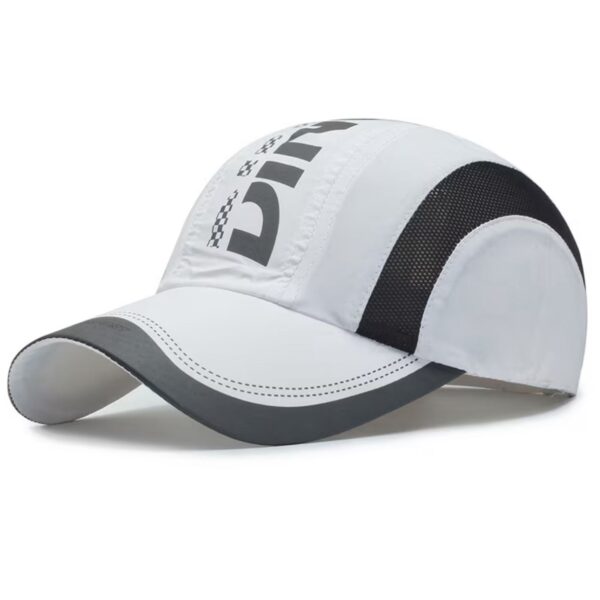 قبعة "الأداء الاحترافي" (Pro Performance Cap) – تصميم رياضي بتقنية التهوية – متوفرة باللونين الرمادي والأبيض (متجر تَسَوق)