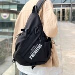 حقيبة الكتف "FEISHENG" الرياضية – تصميم كروس بودي (Sling Bag) عصري – لون أسود (متجر تَسَوق)