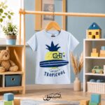 تيشيرت أولادي صيفي بتصميم "Tropi-cool" المميز