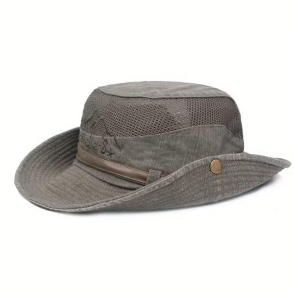 قبعة "بوشي" (Bush Hat) رياضية للأنشطة الخارجية - تصميم شبكي مهوّي