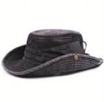 قبعة "بوشي" (Bush Hat) رياضية للأنشطة الخارجية - تصميم شبكي مهوّي