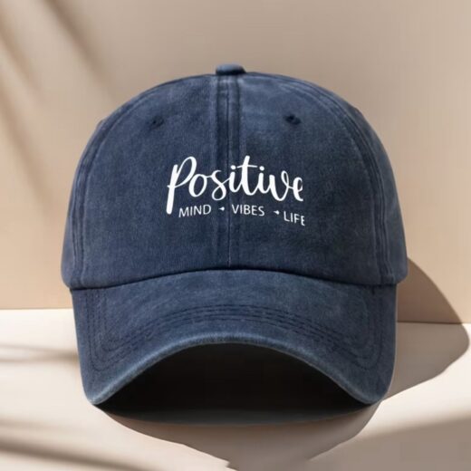 قبعة كاب "Positive Mind" - تصميم عتيق (Vintage)