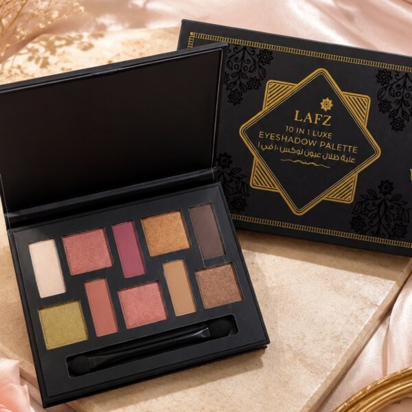 باليت ظلال عيون لوكس 10 في 1 من لافز (LAFZ Eyeshadow Palette)