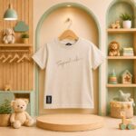 تيشرت أطفالي بيج بتطريز Tropical vibe ورقعة الأناناس