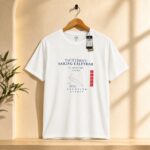 تيشرت رجالي أبيض مطبوع بتصميم "Yachtsman Sailing Calendar" من RGB
