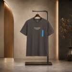 تيشيرت رجالي رمادي كاجوال بتصميم Brooklyn Studios