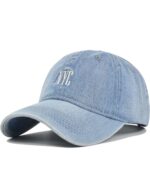 ⁦قبعة "NYC" الكلاسيكية – تصميم الدنيم الأسود (Denim Black) – مظهر عصري وعملي (متجر تَسَوق)⁩ - الصورة ⁦2⁩